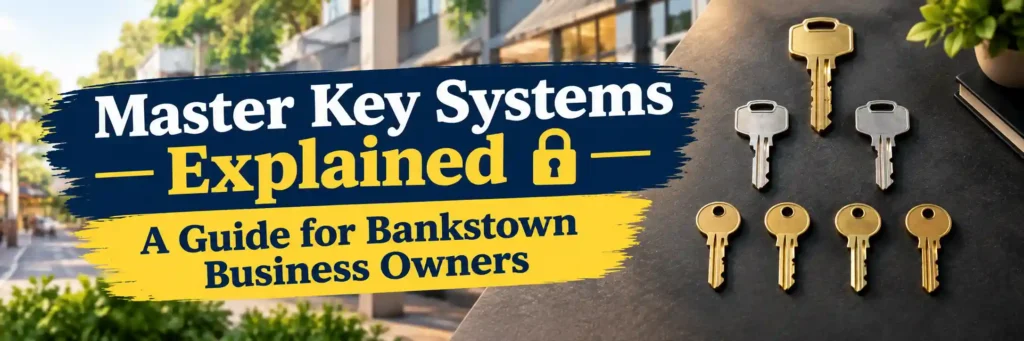 Master key system for Bankstown business owners